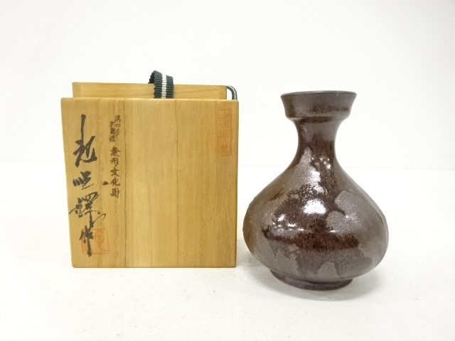 Korean Human Cultural Property, Ike Sun-Takuzo, Tokuri Flower Vase